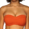 Swim Systems * | Exclusive Design Swim Systems Bridget Bandeau Swim Top T525L Lava