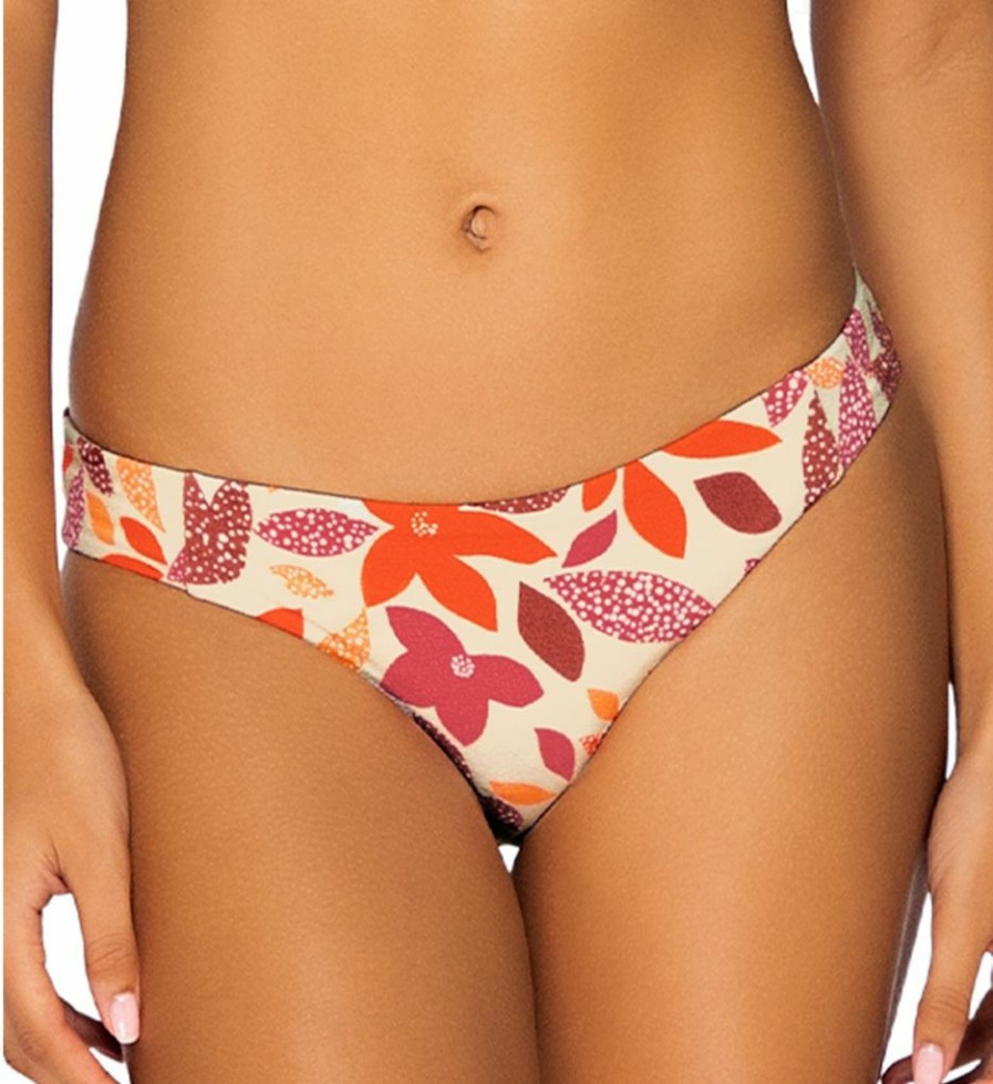 Swim Systems * | Discount Swim Systems Pressed Petals Ellie Reversible Tab Side Bottom B309Pp Pressedpetals