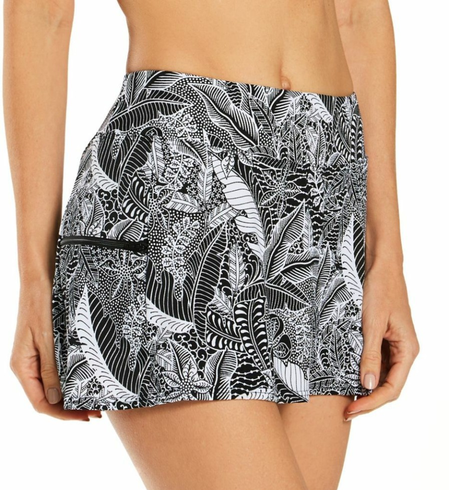 Sunsets * | 100% Guarantee Sunsets South Pacific Sporty Swim Skirt Bottom 40Bsp Southpacific