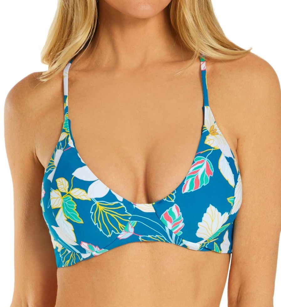 Swim Systems * | Less Expensive Swim Systems Beach Botanicals Maya Underwire Swim Top T516Bb Beachbotanicals