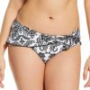 Swimwear * | Flash Sale Lise Charmel La Bandana Antigel Bikini Skirted Swim Bottom Ebb0894