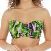 Freya * | Excellent Freya Jungle Oasis Underwire Padded Bandeau Swim Top As6841 Cassis