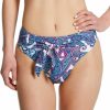 Sunsets * | New Sunsets Regatta Paisley Tessa Tie High Rise Swim Bottom 29Brp Regattapaisley