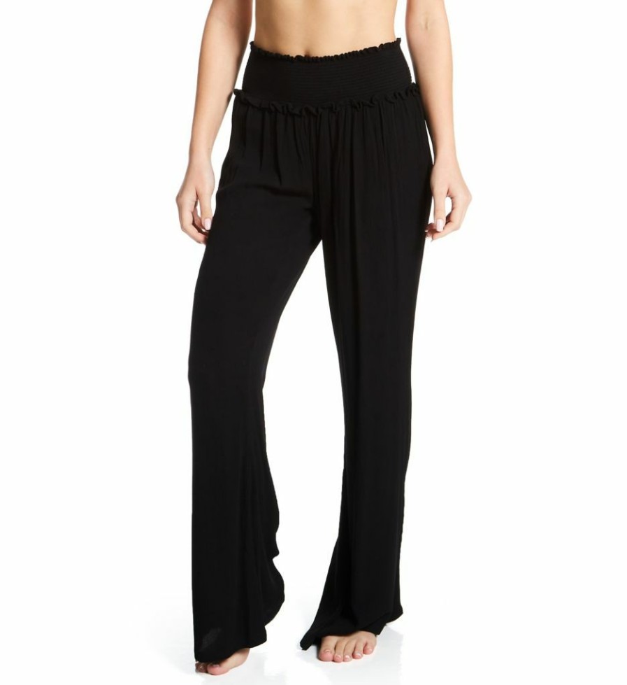 Raisins * | Less Expensive Raisins Cover Ups Beach Day Pant G710096 Black