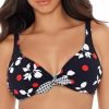 Swimwear * | New Skinny Dippers Fruiti Tutti St. Tropez Reversible Swim Top 6533343 Black