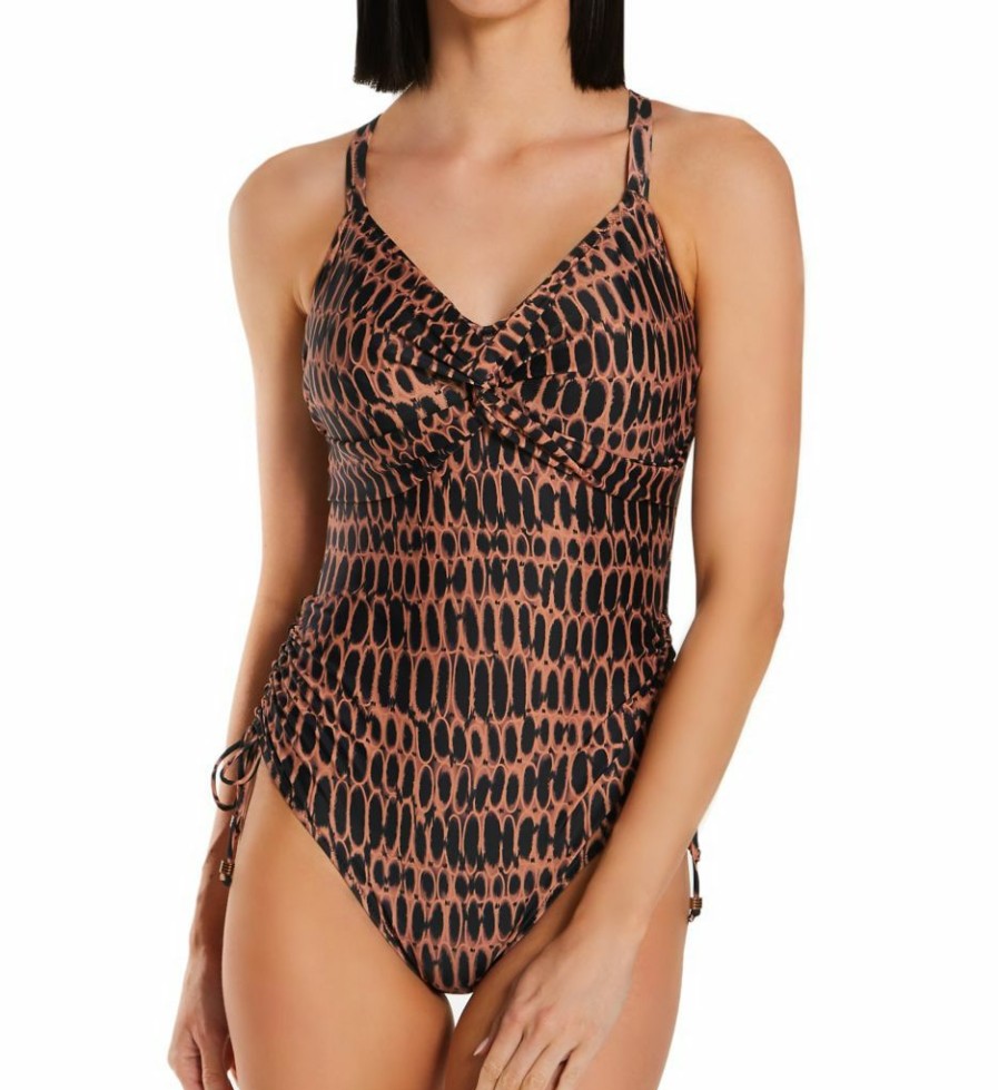 Fantasie * | Sales Fantasie Kotu Underwire Twist Front One Piece Swimsuit Fs7018