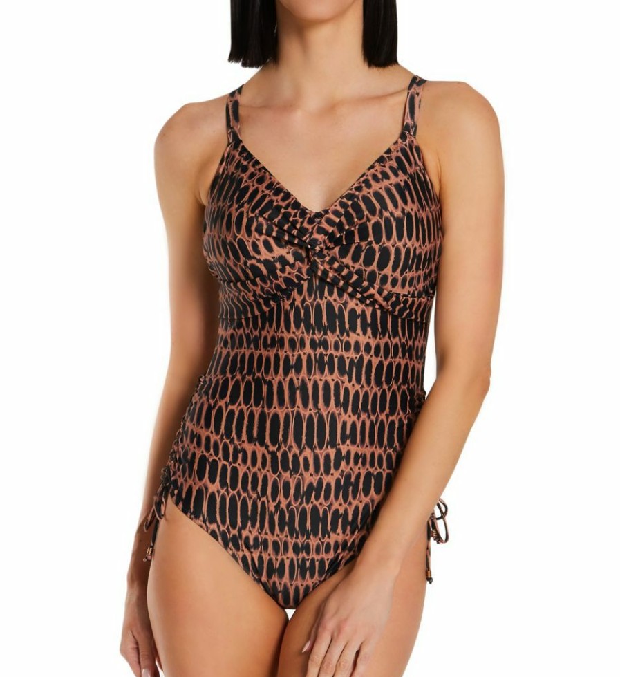 Fantasie * | Sales Fantasie Kotu Underwire Twist Front One Piece Swimsuit Fs7018