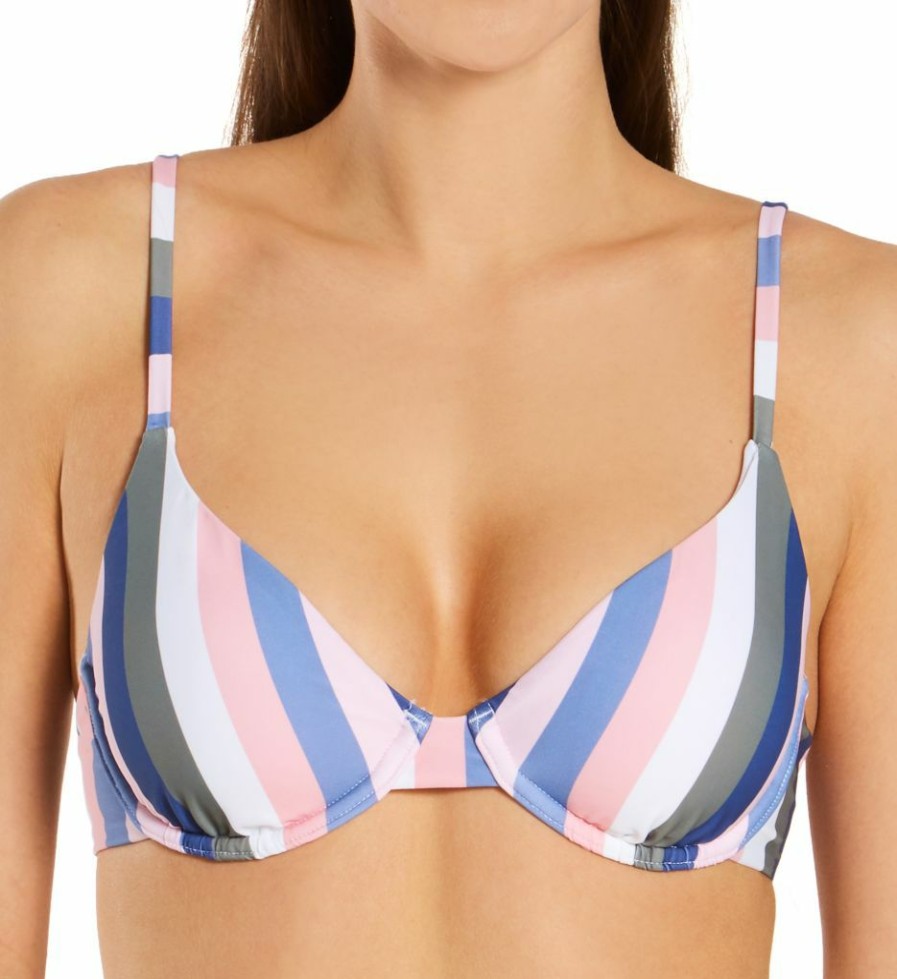 Raisins * | Wholesale Raisins Chasing The Sun Radical Bra Swim Top E710976 Oasis