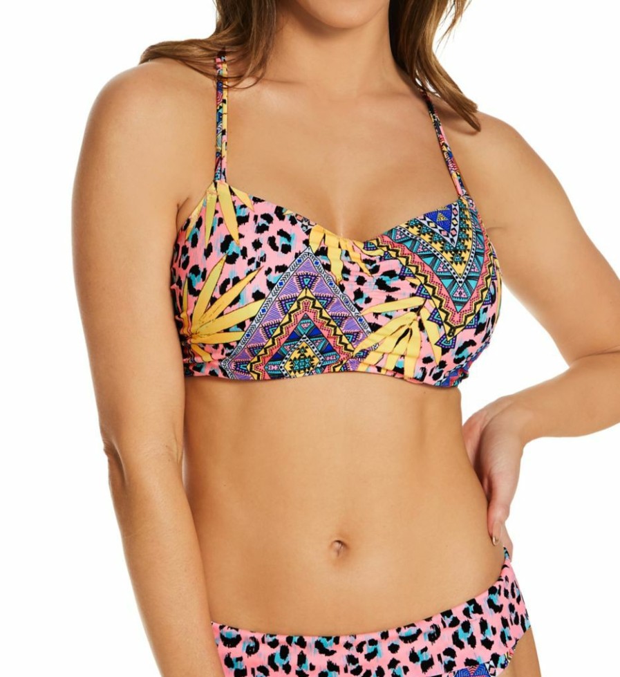 Freya * | Closeout Sale Freya Cala Fiesta Underwire Bralette Bikini Swim Top As0914 Multi