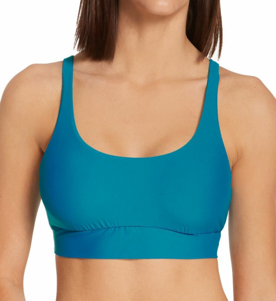 Swim Systems * | Wholesale Swim Systems Pacific Blue Teagan Tank Swim Top T532Pb Pacificblue