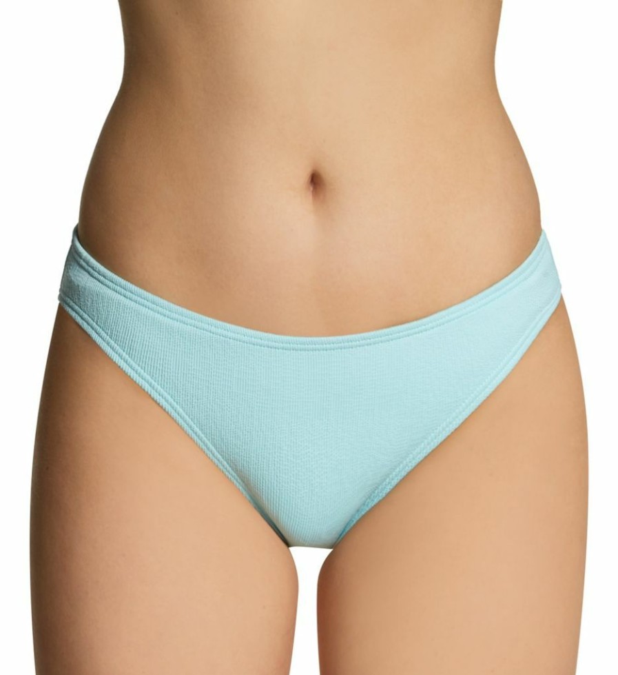 Swimwear * | New Vince Camuto Marea Texture Classic Bikini Swim Bottom V85523 Coastalblue