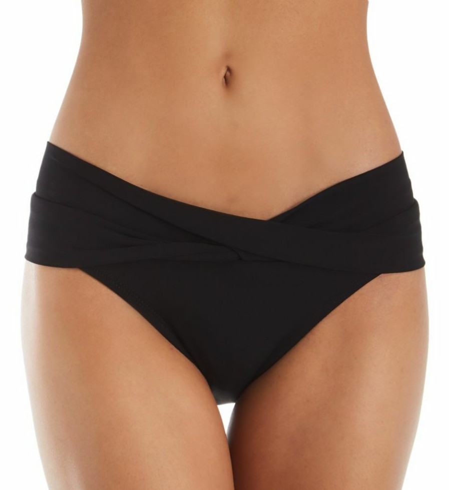 Swimwear * | Shop New Robin Piccone Ava Twist Brief Swim Bottom 181766