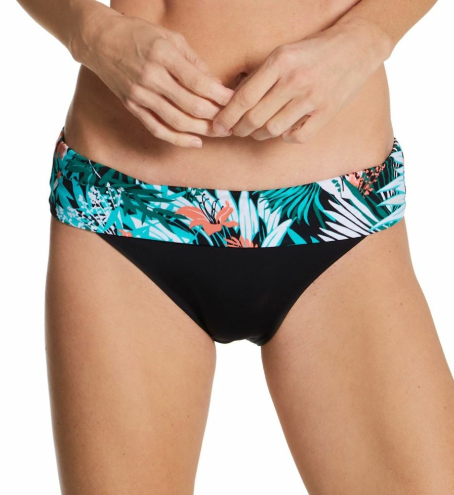 Freya * | Exclusive Freya Honolua Bay Fold Bikini Brief Swim Bottom As2677 Multi