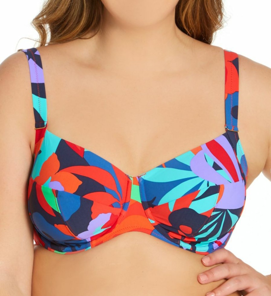 Swimwear * | Closeout Sale Anita Happy Tropical Luna Swim Top 8764-1 Original