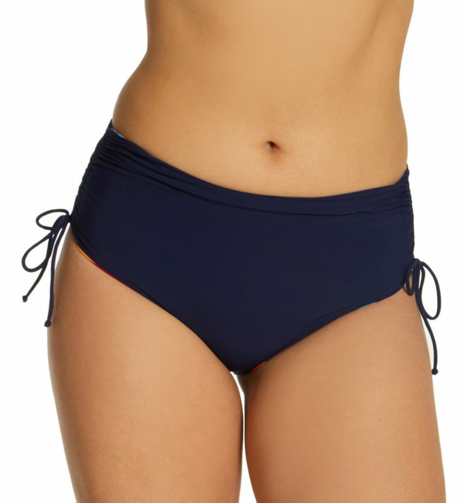 Skinny Dippers Women's Swimwear Transformer High Waist Tummy Control  Reversible Bathing Suit Swim Bathing Suit Bottom
