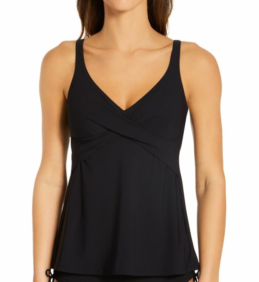 Swimwear * | Less Expensive Anita Mix & Match Maily Underwire Tankini Swim Top 8880-1 Black