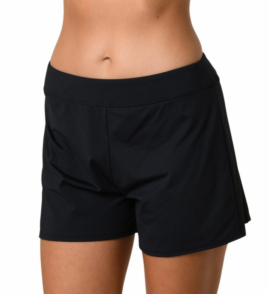 Swimwear * | Sales Jantzen Solids Swim Short 21351H Black