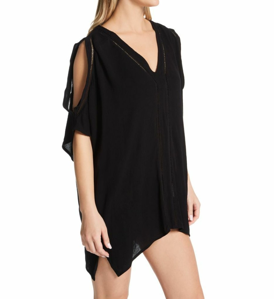 Raisins * | New Raisins Cover Ups Samba Caftan G710092 Black