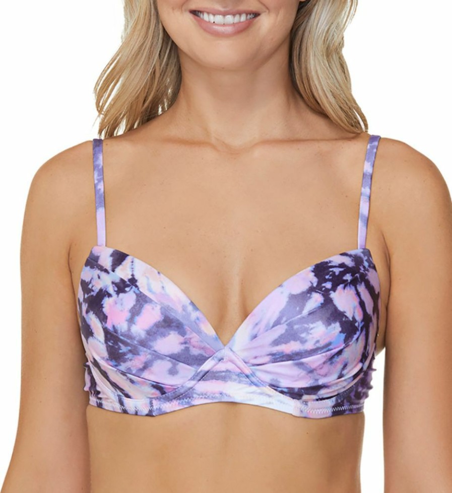 Raisins * | Fashionable Raisins Take A Trip Moon Underwire Bra Swim Top G710791 Shadow