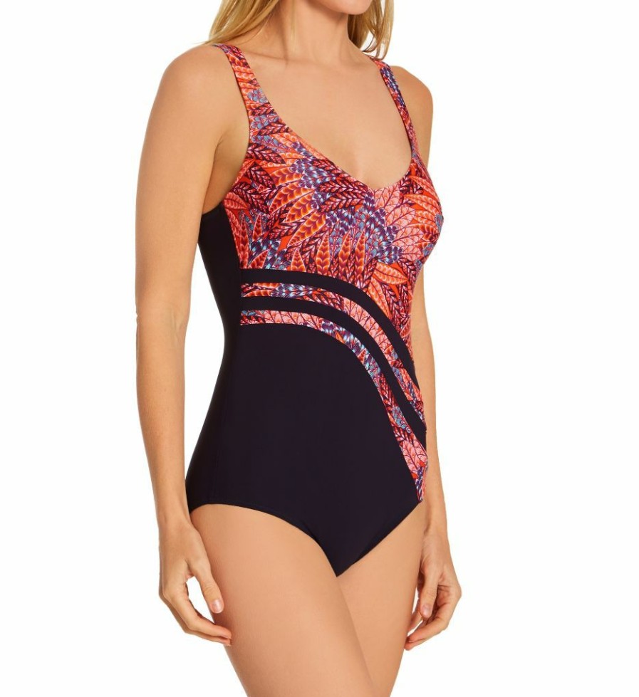 Swimwear * | Excellent Anita Desert Flowers Luella Shaping One Piece Swimsuit 7393 Kirroyal