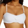 Sunsets * | Excellent Sunsets Iconic Twist Bandeau Swim Top 55W White