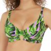 Freya * | 100% Guarantee Freya Jungle Oasis Underwire Bikini Swim Top As6840 Cassis