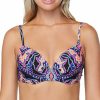 Raisins * | Fashionable Raisins Nepal Nights Moonshadow Underwire Swim Top E710691 Blackrock