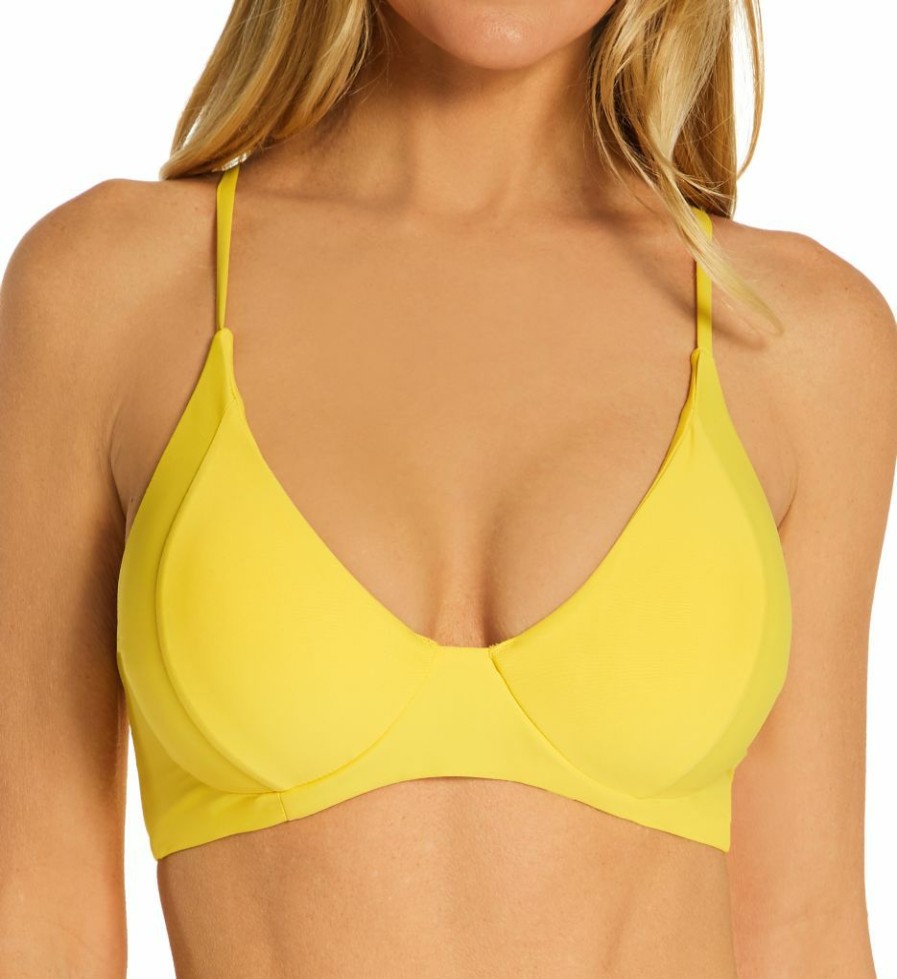 Swim Systems * | Fashionable Swim Systems Maya Underwire Swim Top T516Sn Sunshine