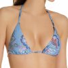 Swimwear * | Online Discount Becca South Pacific Cheryl Triangle Swim Top 453017 Skyblue