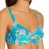 Swimwear * | 100% Guarantee Anita Indian Heat Sibel Underwire Swim Top 8775-1 Petrol