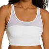 Swim Systems * | Classical Swim Systems Capri Cropped Tank Swim Top T560C Coconut