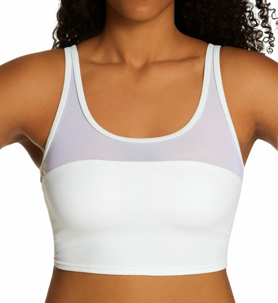 Swim Systems * | Classical Swim Systems Capri Cropped Tank Swim Top T560C Coconut