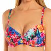 Swimwear * | Sales Pour Moi Heatwave Padded Push-Up Underwire Swim Top 86009