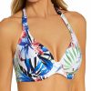 Fantasie * | Sales Fantasie Santa Catalina Underwire Halter Bikini Swim Top Fs0004 Bluedepths