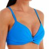 Swimwear * | Excellent Bleu Rod Beattie Twist And Shout Twist Front Underwire Swim Top 20340D Skyline