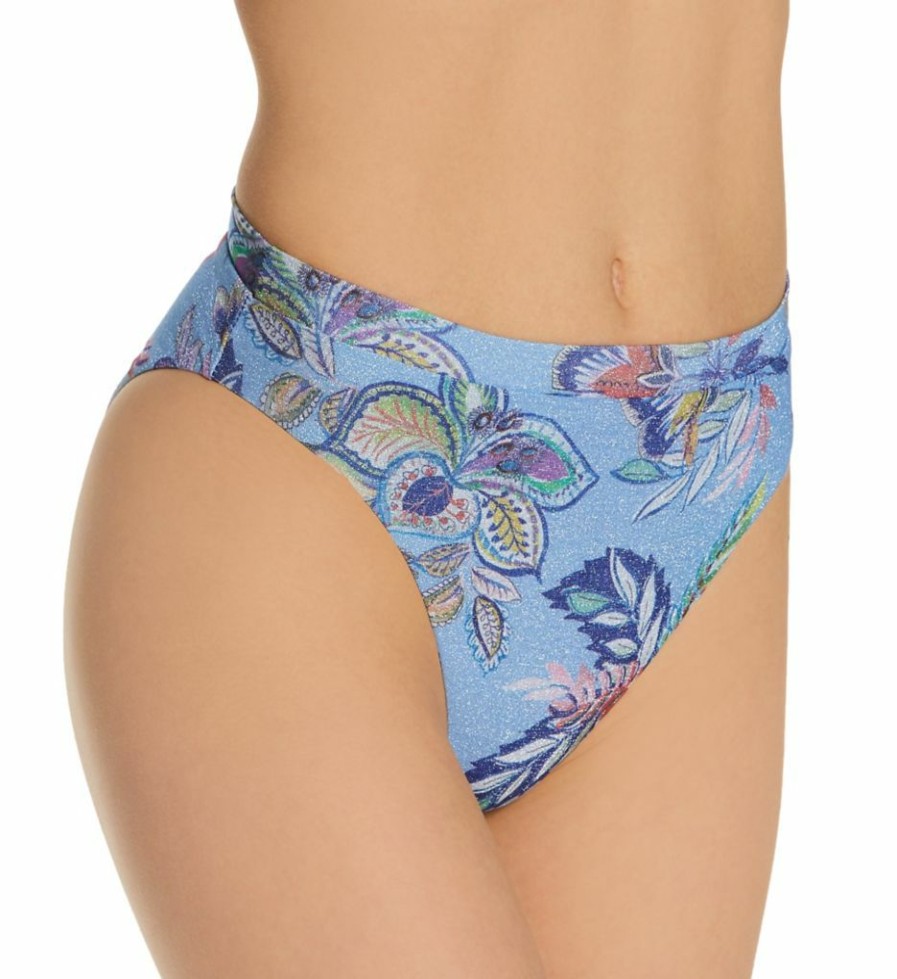 Swimwear * | Discount Becca South Pacific Danielle French Cut Swim Bottom 454617 Skyblue