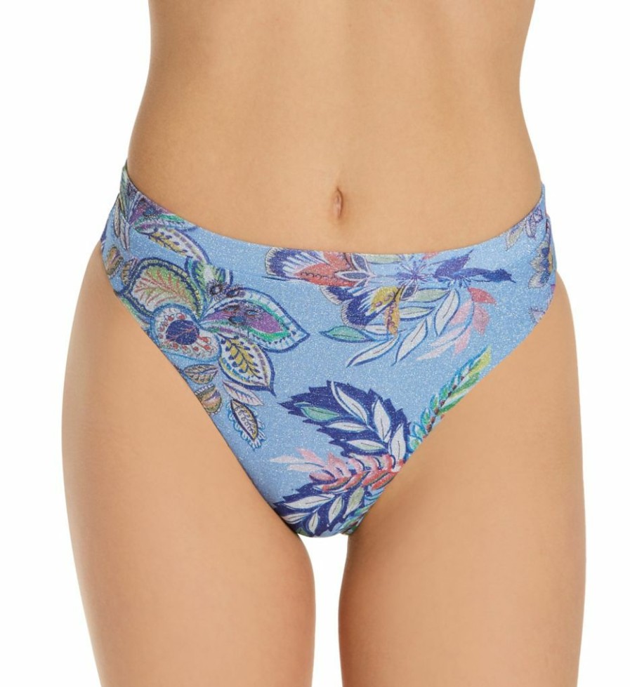 Swimwear * | Discount Becca South Pacific Danielle French Cut Swim Bottom 454617 Skyblue