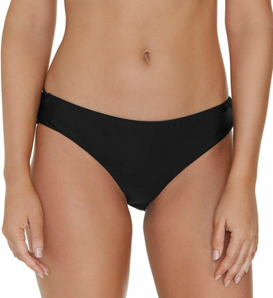 Raisins * | Wholesale Raisins Coastline Solids Fiesta Swim Bottom G710056 Black