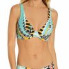 Freya * | Fashionable Freya Bassline High Apex Bikini Swim Top As7050 Multi