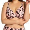 Swimwear * | 100% Guarantee Elomi Kambuku Underwire Bikini Swim Top Es0202 Pink