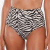 Swimwear * | Closeout Sale Sanctuary Modern Kitty High Rise Swim Bottom Mk21501 Whitesand