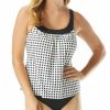 Swimwear * | Sales Coco Reef Riviera Dot Ultra Fit Bra Sized Tankini Swim Top U78685 Ivory