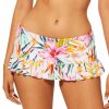 Swimwear * | Reliable Quality Bleu Rod Beattie Beachy Keen Skirted Hipster Swim Bottom B21580 Multi