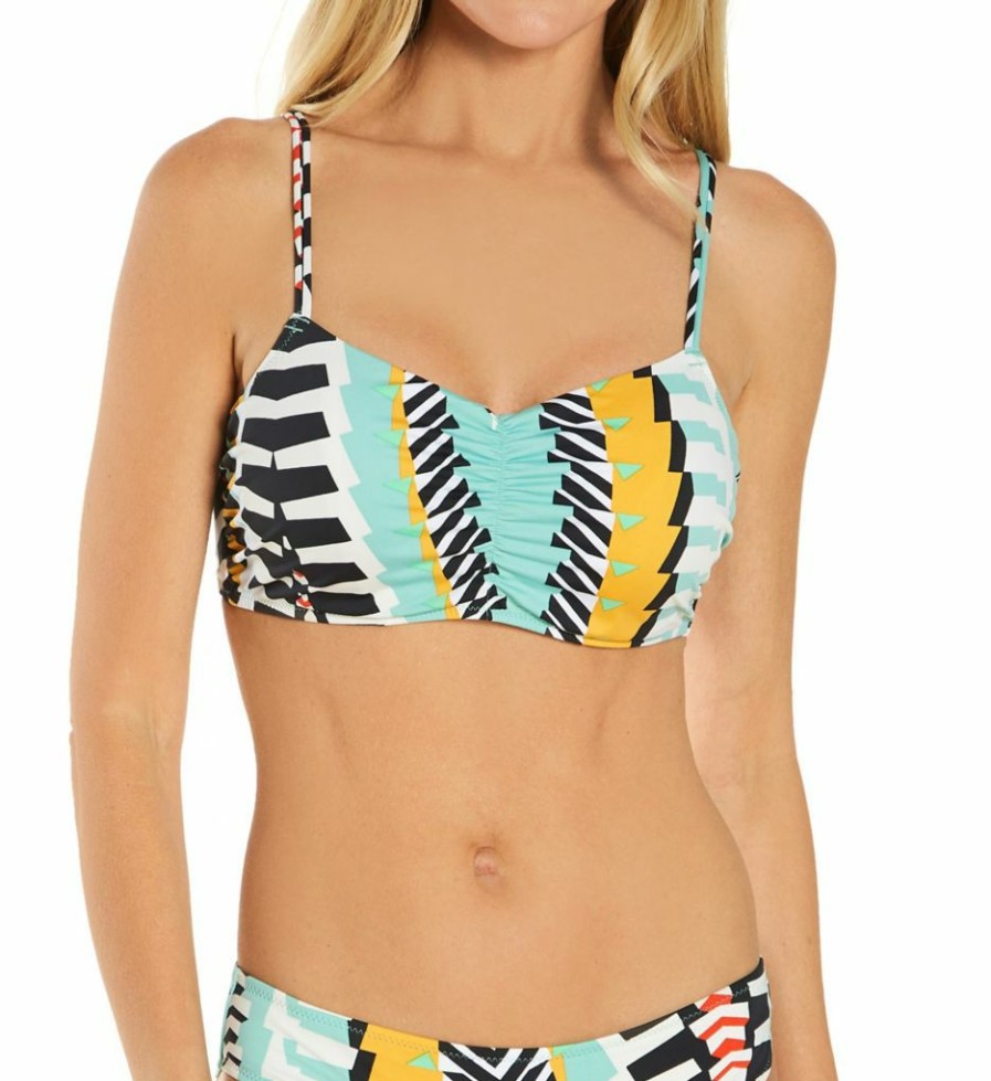 Freya * | Sales Freya Bassline Underwire Bralette Bikini Swim Top As7051 Multi