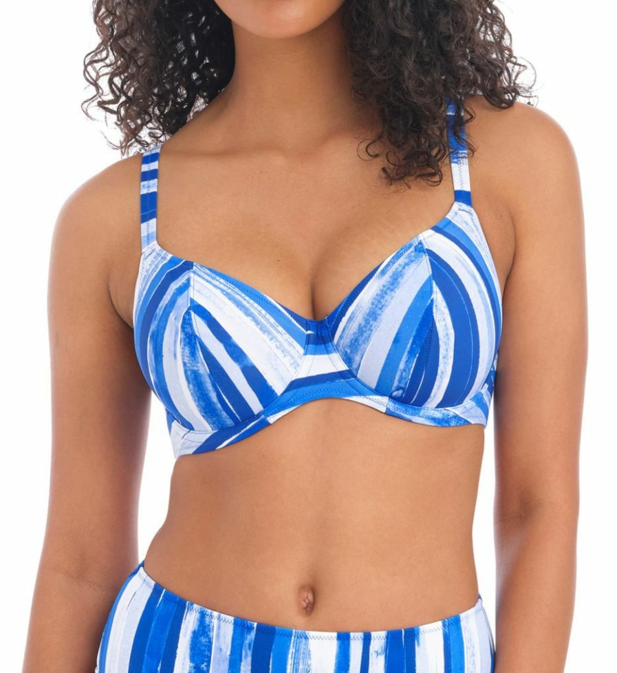 Freya * | 100% Guarantee Freya Bali Bay Underwire Plunge Bikini Swim Top As6780