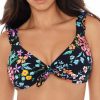 Swimwear * | Flash Sale Skinny Dippers Baby Kiss Daisy Mae Ruffle Bralette Swim Top 6533327 Babykiss