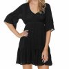 Raisins * | Closeout Sale Raisins Cover Ups Tavarua Dress G710097 Black