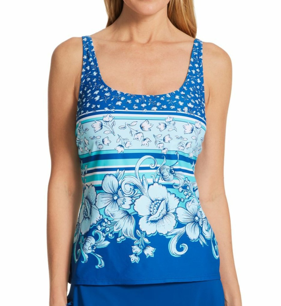 Swimwear * | New Beach House Under The Border Walk Julie Tankini Swim Top H61950