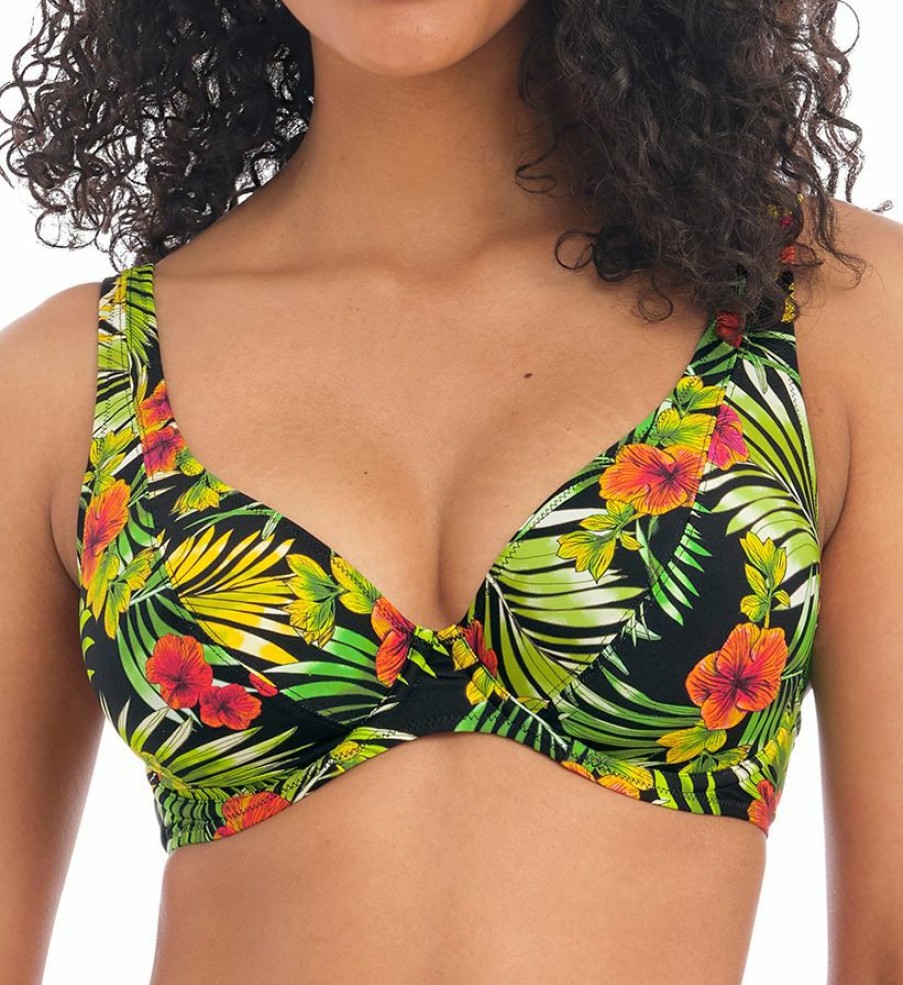 Freya * | Special Freya Maui Daze Underwire High Apex Bikini Swim Top As1313 Multi