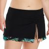 Swimwear * | Special Profile By Gottex Plus Size Tropico Skirted Swim Bottom T1W92 Black